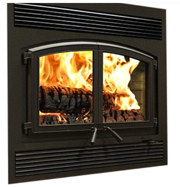 St. Clair 4300 - Wood Burning Fireplace with Blower, Metallic Black Finish - WB43FP - EMPIRE STOVE - FireplacesProEmpire StoveWood Burning Fireplace