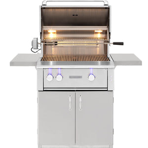 Summerset - Outdoor Kitchen Alturi 30" Freestanding BBQ Grill - LP/NG - 304 Stainless Steel - 26,000 BTUs - FireplacesProSummersetFreestanding Grill