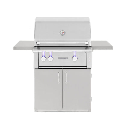 Summerset - Outdoor Kitchen Alturi 30" Freestanding BBQ Grill - LP/NG - 304 Stainless Steel - 26,000 BTUs - FireplacesProSummersetFreestanding Grill