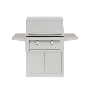 Summerset - Resort 30" Freestanding Pedestal 2 Burner Grill - NG/LP - 304 Stainless Steel - 52,000 BTUs - FireplacesProSummersetFreestanding Pedestal Grill