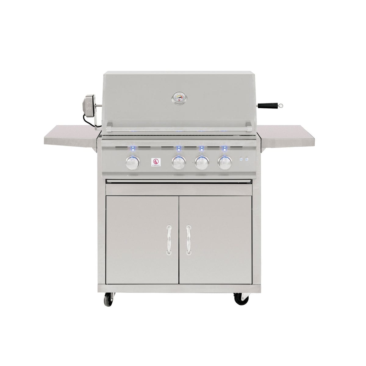 Summerset - TRL 32" Freestanding BBQ Grill - NG/ LP - 304 Stainless Steel - 18,000 BTUs - FireplacesProSummersetFreestanding Grill