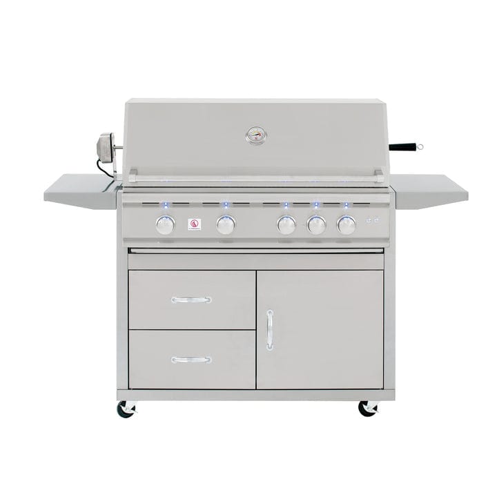 Summerset - TRL 38" Deluxe Freestanding BBQ Grill - NG/LP - FireplacesProSummersetFreestanding Grill