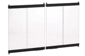 Superior - 36" Outdoor Bi - Fold Glass Door, Black Finish - BDO36 - FireplacesProSuperiorBi - Fold Doors