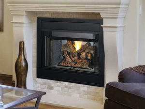 Superior - BRT4336 36" Elec, White Stacked Refractory Panels - BRT4336TEN - B - FireplacesProSuperiorB - Vent Fireplace