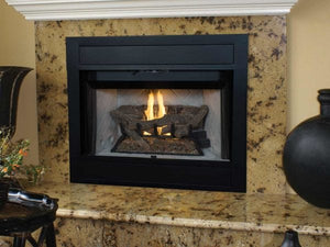 Superior - BRT4336 36" Elec, White Stacked Refractory Panels - BRT4336TEN - B - FireplacesProSuperiorB - Vent Fireplace