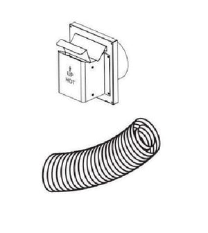 Superior - Compact Termination SV4.5 20" w shield - SV45HTKCT20 - FireplacesProSuperiorTermination Kit