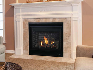 Superior - DRT3035 35" Direct Vent Elec, Aged Oak Logs, Top/Rear - DRT3035DEN - C - FireplacesProSuperiorDirect - Vent Fireplace