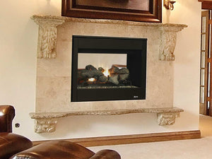 Superior - DRT35ST 35" Direct Vent, See - Through, Electronic Ignition - Natural Gas - DRT35STDEN - FireplacesProSuperiorDirect - Vent Fireplace