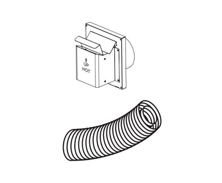 Superior - Flex Compact Term w compressed vent - SFKIT18CT - FireplacesProSuperiorTermination Kit