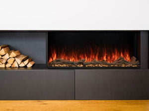 The Landscape PRO Multi - Sided Built - In Electric Fireplace, 44" to 96", at 11.5" Deep and 10K BTU Heater - MODERN FLAMES - FireplacesProModern FlamesElectric Fireplace