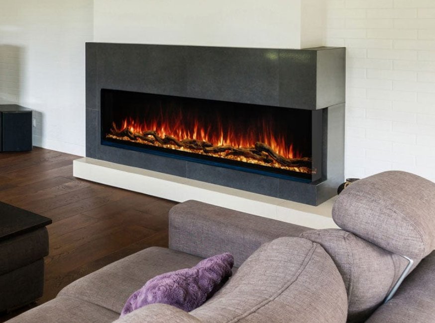 The Landscape PRO Multi - Sided Built - In Electric Fireplace, 44" to 96", at 11.5" Deep and 10K BTU Heater - MODERN FLAMES - FireplacesProModern FlamesElectric Fireplace