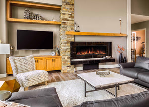 The Landscape PRO Slim Built - In Electric Fireplace Featuring App - Based Controls and Premium Media - MODERN FLAMES - FireplacesProModern FlamesElectric Fireplace