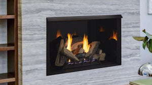 Universal Circulating Vent Free Firebox - ACUF36 - GD with Radiant Face and Reversible Interior Fiber Panels in Multitonal Gray (36") - MONESSEN HEARTH - FireplacesProMonessen HearthVent Free Firebox