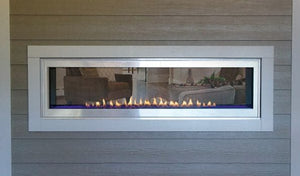 Vent - Free Linear See - Through 60" Propane Fireplace by Boulevard - AMERICAN HEARTH - FireplacesProAmerican HearthVent Free Fireplace