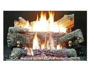 Vent - Free Log Sets: EV200 Oak (Ceramic) for Natural Gas (NG) or Liquid Propane (LP) - BUCK STOVE - FireplacesProBuck StoveVent Free Log Set