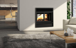 Westmount See - through Wood Fireplace with Four 8" x 36" Chimney Lengths - FP5SBOK - VALCOURT - FireplacesProValcourtWood Fireplace