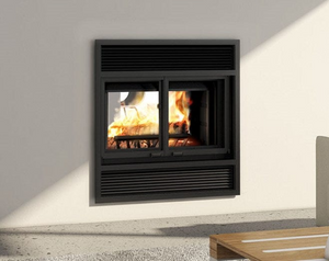 Westmount See-through Wood Fireplace with Four 8" x 36" Chimney Lengths - FP5SBOK - VALCOURT