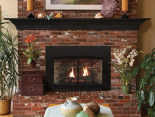 White Mountain Hearth - Innsbrook Direct - Vent Clean - Face Traditional Insert, Millivolt & Intermittent Pilot with On/Off Switch, Large - NG/LP, Log Set, Blower - FireplacesProWhite Mountain HearthDirect Vent Gas Fireplace