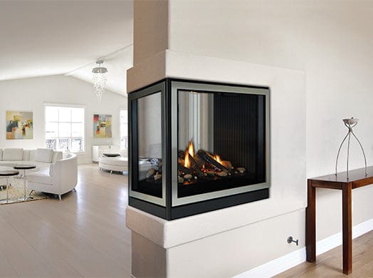 White Mountain Hearth - Tahoe Clean - Face Direct - Vent Peninsula & See - Through Fireplaces, Premium 36", Millivolt & Intermittent Pilot System with On/Off Switch - NG/LP - FireplacesProWhite Mountain HearthDirect Vent Gas Fireplace