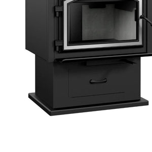 Wood Burning Stoves Pedestal Stand, Black - WP1BL - EMPIRE STOVE - FireplacesProEmpire StovePedestal