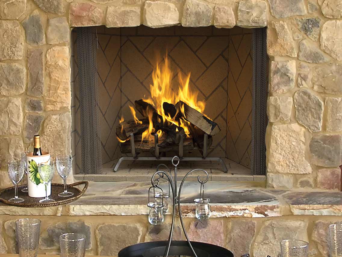 WRE6036 36" Outdoor Wood Burning Fireplace (Interior sold separately) - WRE6036 - Superior - FireplacesProSuperiorWood - Burning Fireplace