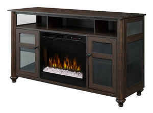 X - DM23 - 1904GB - Xavier Media Console featuring a Grainery Brown finish, exclusively designed for use as a TV stand - DIMPLEX - FireplacesProDimplexElectric Fireplace TV Stand