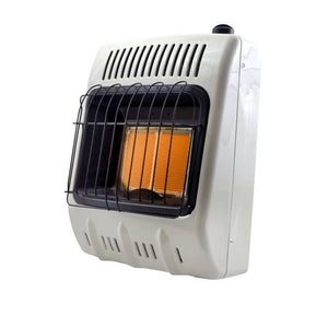 HeatStar -  Infrared, 10,000 Btu Vent Free Wall Heater and Base, Manual Control, NG/LP
