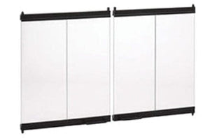 Superior Glass Door Superior - 48" Masonry Ceramic Glass Bi-Fold Door, Ebony - BDMO48EA BDMO48EA
