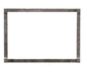 White Mountain Hearth Frame Empire White Mountain Hearth Forged Iron Frame, Distressed Pewter - DFF35FPD DFF35FPD