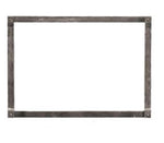 White Mountain Hearth Front and Inset Empire White Mountain Hearth Forged Iron Frame, Distressed Pewter - DFF50FPD DFF50FPD